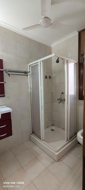 Bathroom in 3 BHK Builder Floor at Defence Colony – for Rent