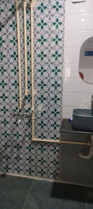 Bathroom in 2 BHK Apartment at Garden View Apartment, Goregaon East – for Rent