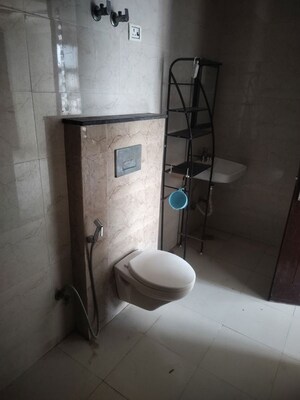 Bathroom in 3 BHK Builder Floor at Chattarpur – for Rent