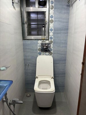 Bathroom in 2 BHK Apartment at Bhairav Darshan, Parel – for Rent