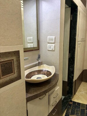 Bathroom in 2 BHK Apartment at Bhairav Darshan, Parel – for Rent