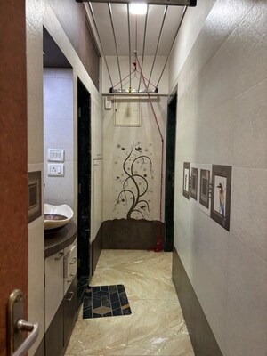Building Lobby in 2 BHK Apartment at Bhairav Darshan, Parel – for Rent