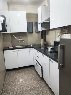 Kitchen in 2 BHK Builder Floor at Malviya Nagar – for Rent