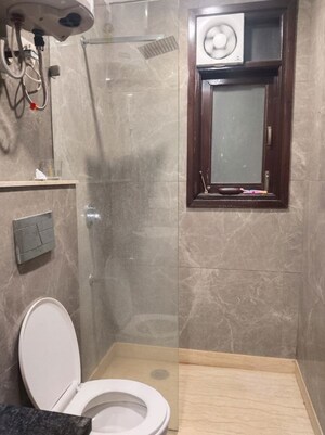 Bathroom in 2 BHK Builder Floor at Malviya Nagar – for Rent