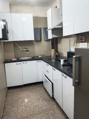Kitchen in 2 BHK Builder Floor at Malviya Nagar – for Rent