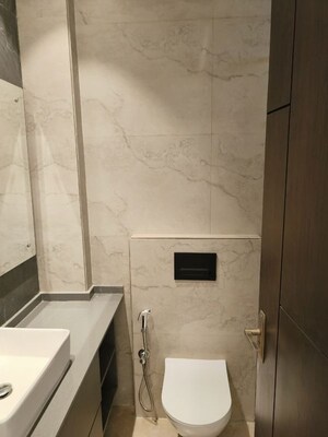 Bathroom in 3 BHK Builder Floor at Chittaranjan Park – for Rent