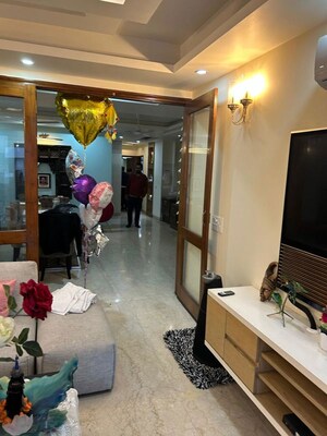 Living Room in 3 BHK Builder Floor at Greater Kailash ii – for Rent