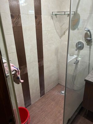 Bathroom in 3 BHK Builder Floor at Greater Kailash ii – for Rent