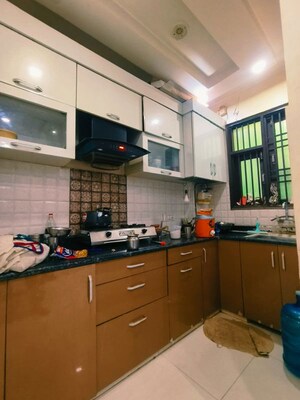 Kitchen in 2 BHK Builder Floor at Dwarka Mor – for Rent