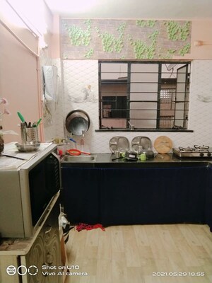 Kitchen in 2 BHK Apartment at Giriraj Housing Society , Chinchwad – for Rent