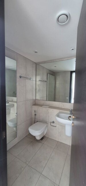 Bathroom in 4 BHK Apartment at Panchshil Towers, Kharadi – for Rent