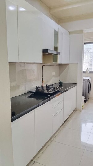 Kitchen in 2 BHK Apartment at Shapoorji Pallonji Vicinia, Powai – for Rent