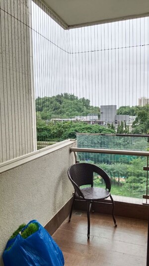 Balcony in 2 BHK Apartment at Shapoorji Pallonji Vicinia, Powai – for Rent