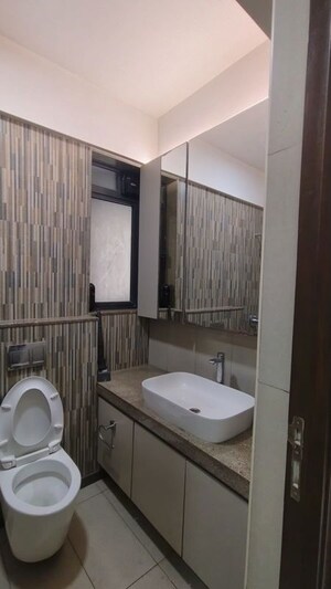 Bathroom in 2 BHK Apartment at Shapoorji Pallonji Vicinia, Powai – for Rent