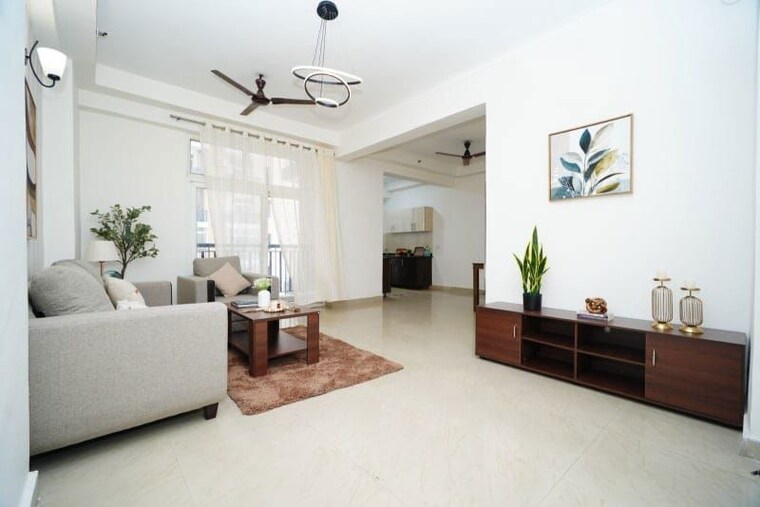 Living Room, amrapali-zodiac 3 Bedroom 1530 Sq.Ft. Apartment In Sector 120 Noida 10603428