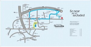 4 BHK Apartment – Map Location View at Rajapushpa Aurelia, Tellapur - for Sale