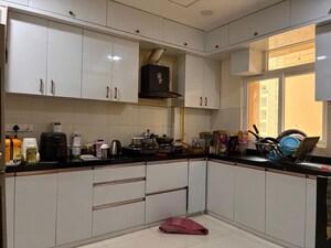Kitchen in 3 BHK Apartment at Terminus Two West, Nanakramguda – for Rent