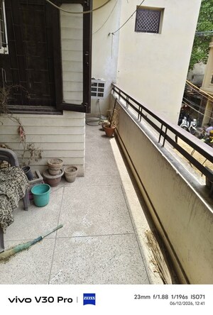 Balcony in 4 BHK Builder Floor at Ramesh Nagar – for Sale