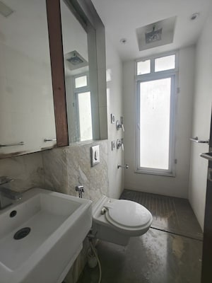 Bathroom in 2 BHK Apartment at The Wadhwa Palm Beach Residency, Nerul Sector 4 – for Rent