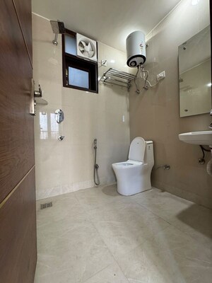 Bathroom in 2 BHK Apartment at Chattarpur – for Rent