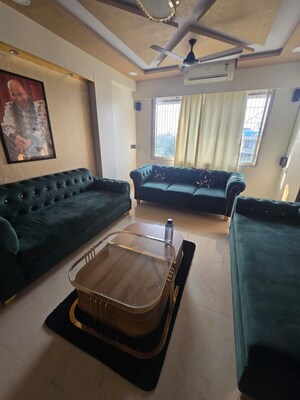 Living Room in 2 BHK Apartment at Godrej The Trees, Vikhroli East – for Rent