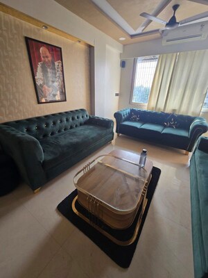 Living Room in 2 BHK Apartment at Godrej The Trees, Vikhroli East – for Rent