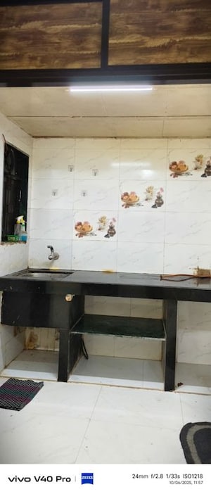 Kitchen in Studio Apartment at Sai Niwas CHS, Malad West – for Rent