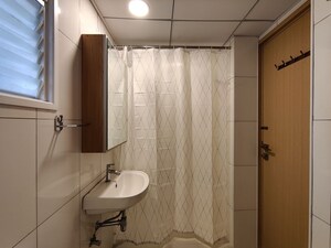 Bathroom in Studio Apartment at Godrej Royale Woods, Devanahalli – for Rent