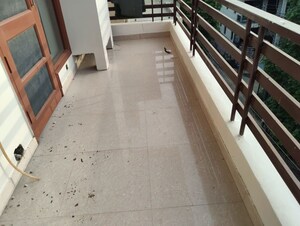 Balcony in 3 BHK Builder Floor at Sector 45 – for Rent