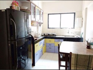 Kitchen in 1 BHK Apartment at Mahalaxmi Nagar CHS, Warje – for Rent