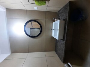 Bathroom in 3 BHK Apartment at Majestique Signature Towers Phase 1, Balewadi – for Rent