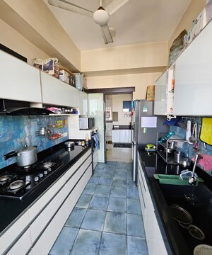 Kitchen in 3 BHK Apartment at Sanghvi Aaditya Elegance, Matunga West – for Rent