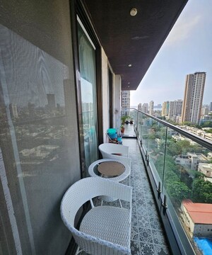 Balcony in 3 BHK Apartment at Sanghvi Aaditya Elegance, Matunga West – for Sale
