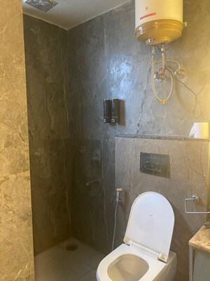 Bathroom in 2 BHK Builder Floor at Chattarpur – for Rent