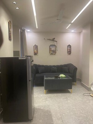Bathroom in 2 BHK Builder Floor at Chattarpur – for Rent