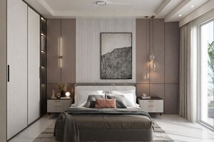 Bedroom in 3 BHK Builder Floor at ATS Homekraft Bonheur Avenue, Sohna Sector 35 – for Sale