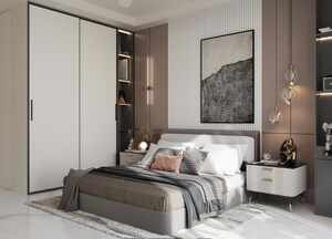 Bedroom in 3 BHK Builder Floor at ATS Homekraft Bonheur Avenue, Sohna Sector 35 – for Sale