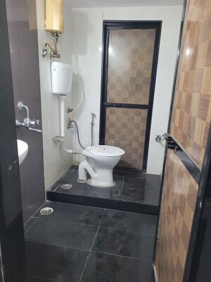 Bathroom in 3 BHK Apartment at Gajra Bhoomi Oscar, Ghansoli – for Rent