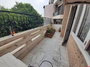 Balcony in 2 BHK Builder Floor at New Friends Colony – for Rent