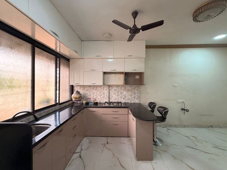 Kitchen, trinity-apartment-uthalsar 2 Bedroom 610 Sq.Ft. Apartment In Uthalsar Thane 10603757
