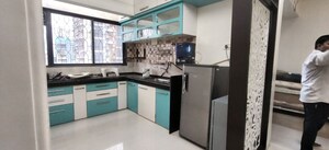 Kitchen in 2 BHK Apartment at Raj Vaikunth CHS, Ulwe Sector 3 – for Rent