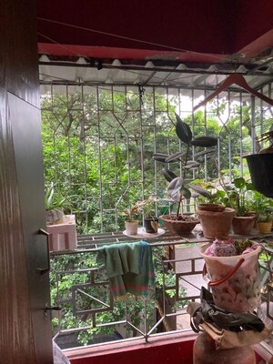 Balcony in 2 BHK Apartment at Jatin Das Road – for Sale