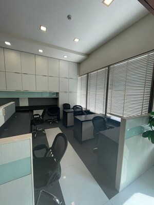 Team Area in  Office Space at Wadhwa The Capital, Bandra East – for Rent