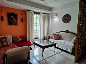 Living Room in 3 BHK Builder Floor at Greater Kailash – for Sale