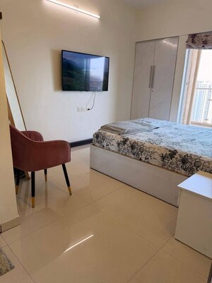 Living Room in 2 BHK Apartment at Rustomjee Azziano Wing D, Thane West – for Rent