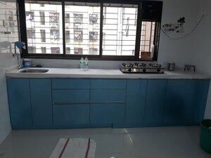 Kitchen in 1.5 BHK Apartment at Omkar Raga, Chembur – for Rent