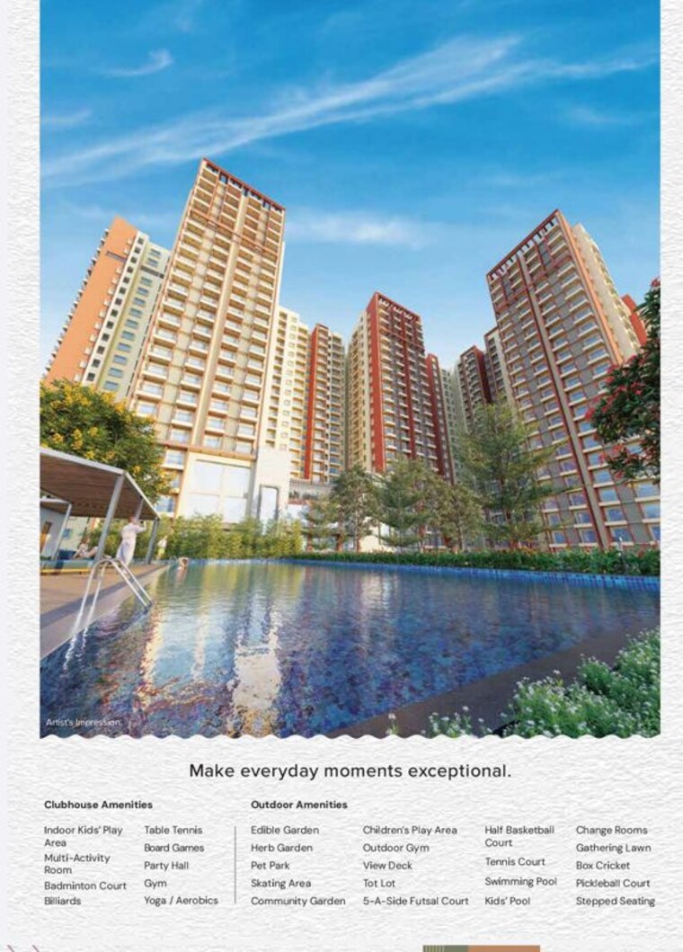 Common Area, brigade-lakecrest 3 Bedroom 1340 Sq.Ft. Apartment In Bhattarahalli Bangalore 10593179