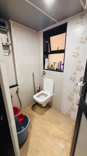 Bathroom in 2 BHK Apartment at Vasant Oscar, Mulund West – for Sale