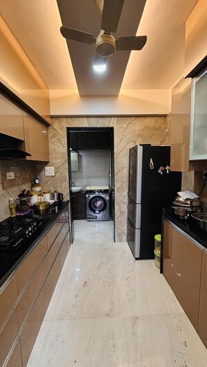 Kitchen in 2 BHK Apartment at Vasant Oscar, Mulund West – for Sale