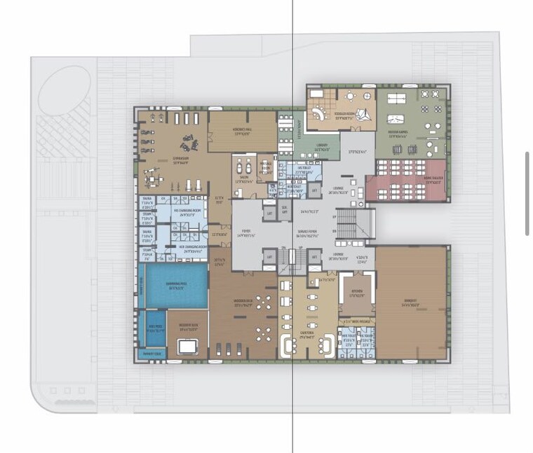Floor Plan, bequest-shyaswa-sarovar 4 Bedroom 6350 Sq.Ft. Apartment In Shilaj Ahmedabad 10603843